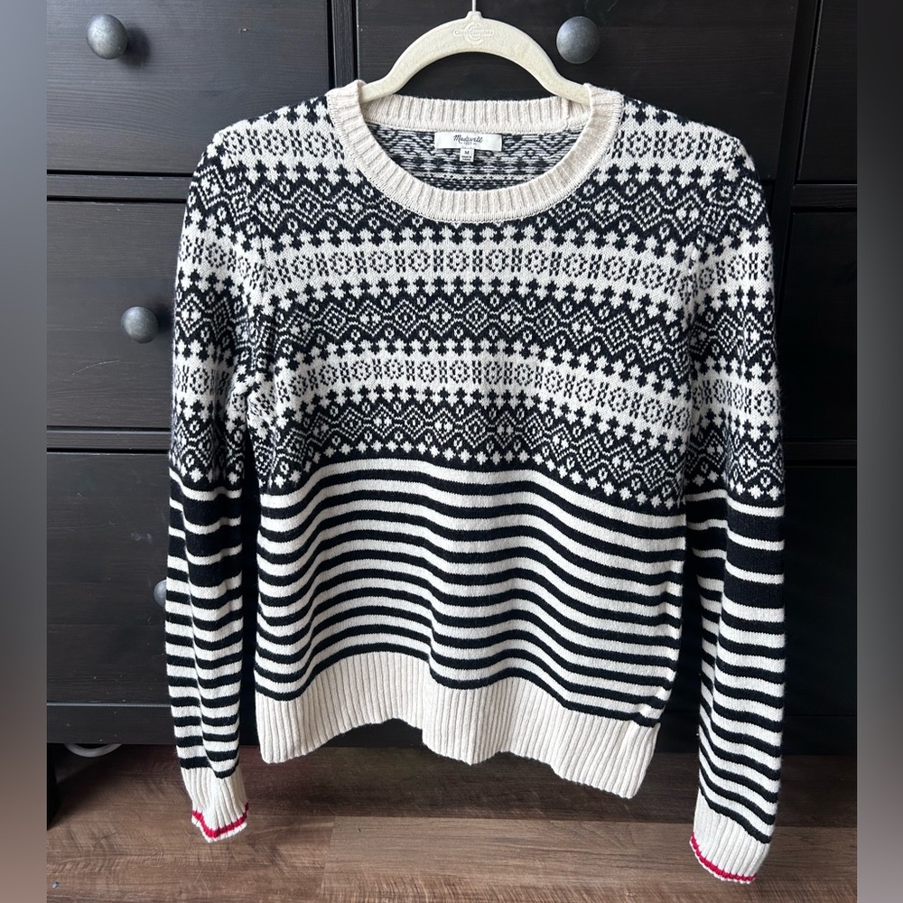 Madewell Fair Isle Merino Wool Sweater